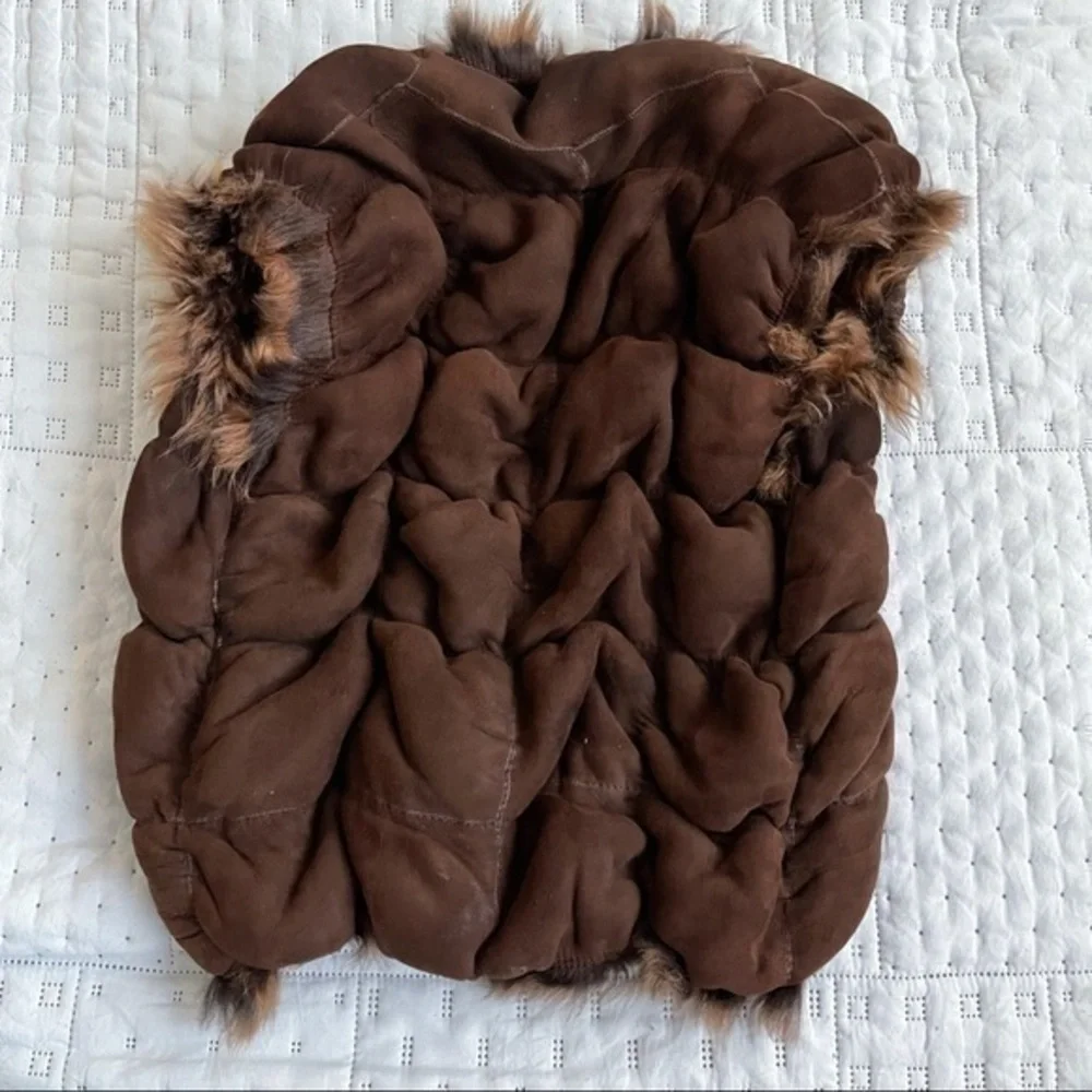 JOSEPH Womens Lambskin Vest Size 38 Eur